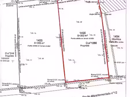 vente terrain 392 m² à villiers-saint-georges (77560)  39 500 €