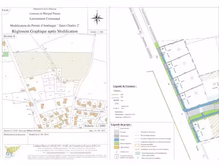vente terrain 385 m² à marigné-peuton (53200)  11 200 €