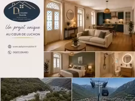 vente appartement 2 pièces 61 m² à bagneres-de-luchon (31110)  129 900 €