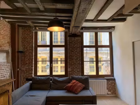 location meublée maison 3 pièces 63 m² à lille (59000)  1 220 €