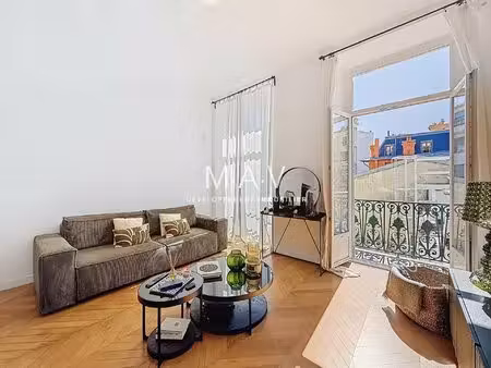 nice/marechal foch appartement 2 pièces rénové balcon vendu loué