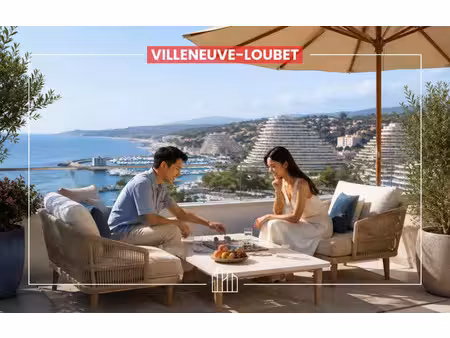 vente appartement neuf 2 pièces 43m2 villeneuve-loubet - 395000 € - surface privée
