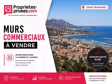 achat immeuble 271m² st raphael 83700