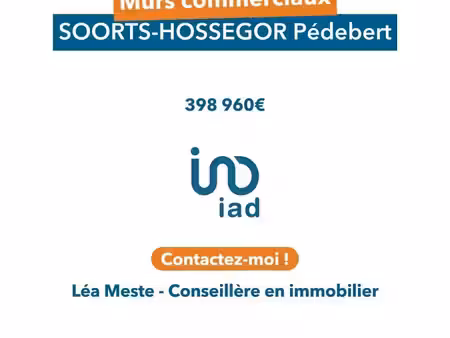 vente commerce 181 m² soorts-hossegor (40150)
