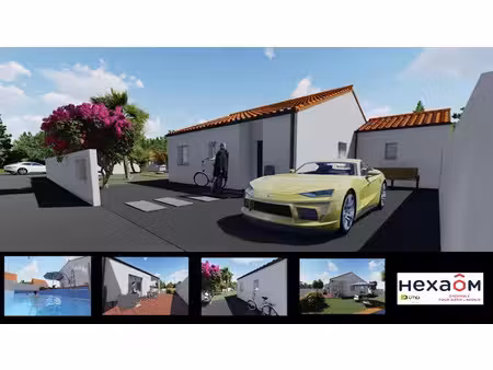 vente maison neuve 3 pièces 64 m² à bretignolles-sur-mer (85470)  227 900 €