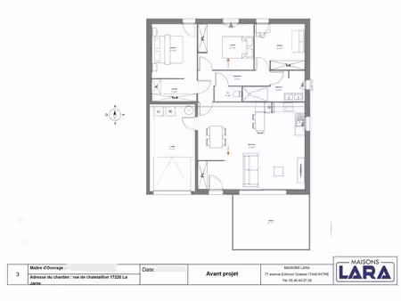 vente maison neuf 4 pièces 85m2 la jarne - 254200 € - surface privée
