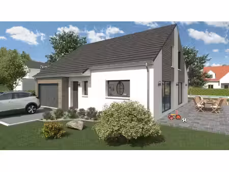 terrain avec maison neuve à vendre