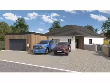terrain avec maison neuve à vendre