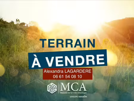 terrain constructible viabilisé à vendre