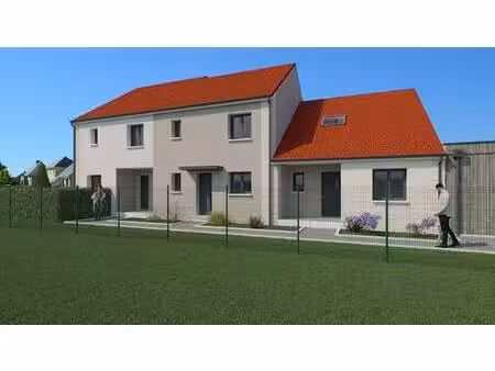 terrain avec maison neuve à vendre