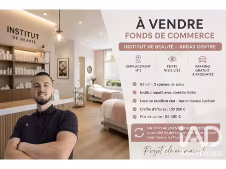 vente commerce 85 m² arras (62000)