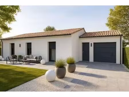 terrain avec maison neuve à vendre