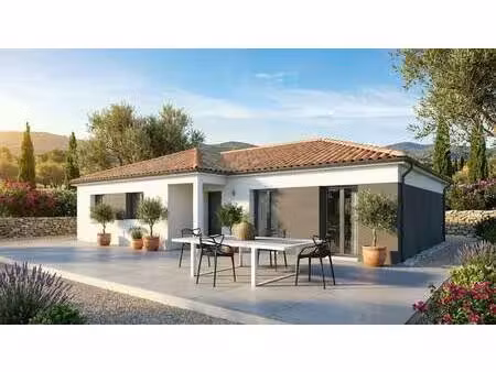 terrain avec maison neuve à vendre