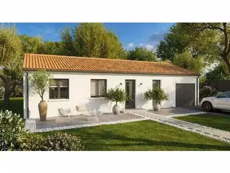 terrain avec maison neuve à vendre