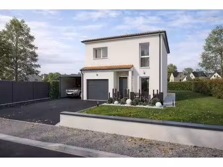 terrain avec maison neuve à vendre
