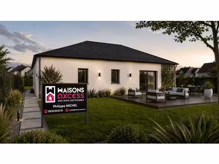 terrain avec maison neuve à vendre