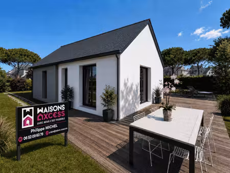 terrain avec maison neuve à vendre