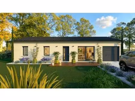 terrain avec maison neuve à vendre