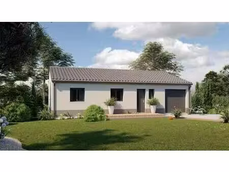 terrain avec maison neuve à vendre