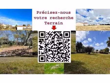 terrain constructible à vendre