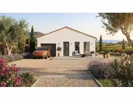terrain avec maison neuve à vendre