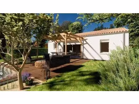 terrain avec maison neuve à vendre