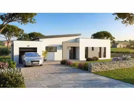 terrain avec maison neuve à vendre