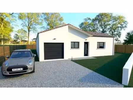 terrain avec maison neuve à vendre