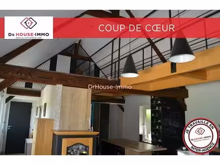à vendre - a bernay une rare longère normande restaurée avec charme et originalité avec...