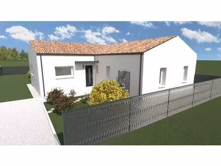 terrain avec maison neuve à vendre