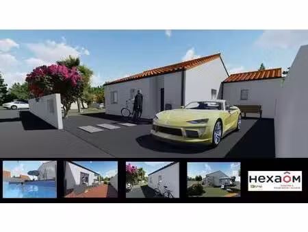 terrain avec maison neuve à vendre