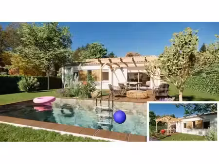 terrain avec maison neuve à vendre