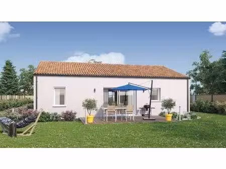 terrain avec maison neuve à vendre