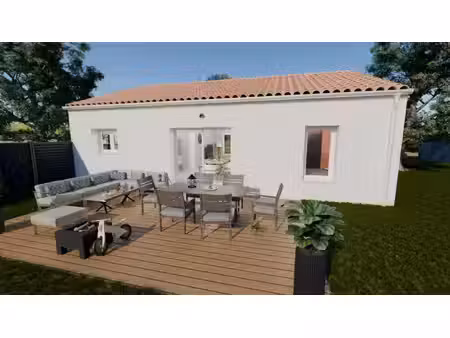 terrain avec maison neuve à vendre