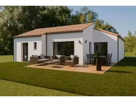 terrain avec maison neuve à vendre