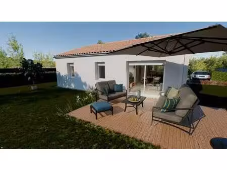 terrain avec maison neuve à vendre