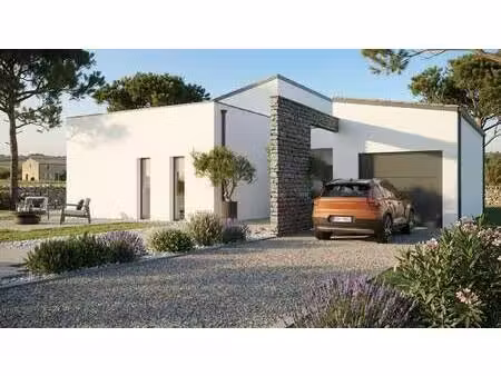 terrain avec maison neuve à vendre