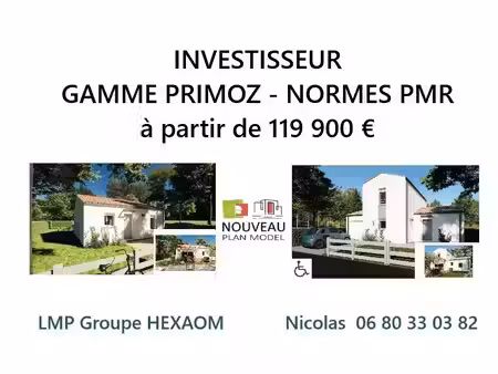 terrain avec maison neuve à vendre