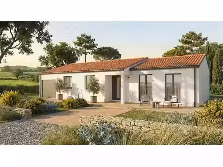 terrain avec maison neuve à vendre