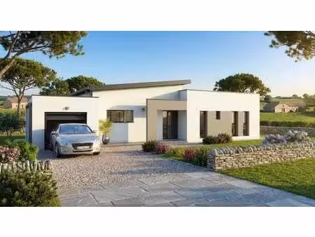 terrain avec maison neuve à vendre