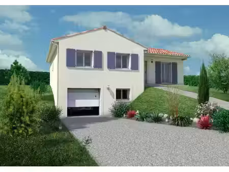 terrain avec maison neuve à vendre