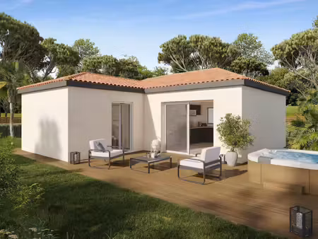 terrain avec maison neuve à vendre