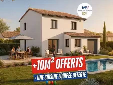 terrain avec maison neuve à vendre