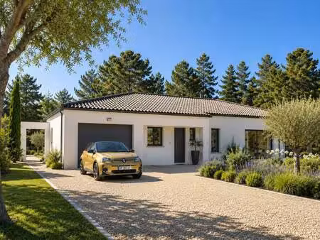 terrain avec maison neuve à vendre
