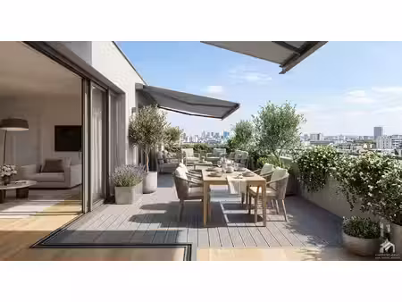 **retour t4 dernier étage avec terrasse + parkings + cave pied t6**