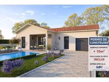 terrain avec maison neuve à vendre