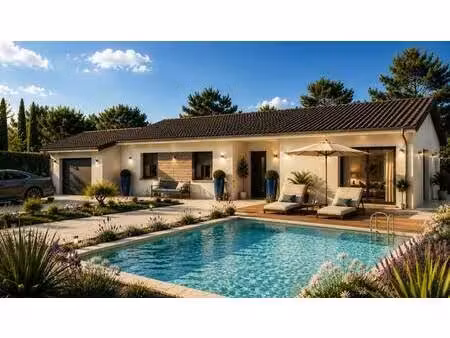 terrain avec maison neuve à vendre