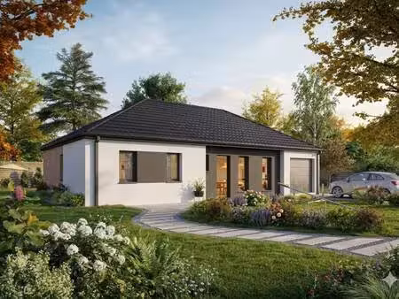 terrain avec maison neuve à vendre