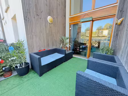 a vendre : beau duplex 3 pièces à herblay sur seine avec terrasse sans vis-à-vis et 2 plac