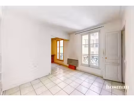 appartement 2 pièces de 35 m² - lumineux et à fort potentiel - rue saint-maur  paris